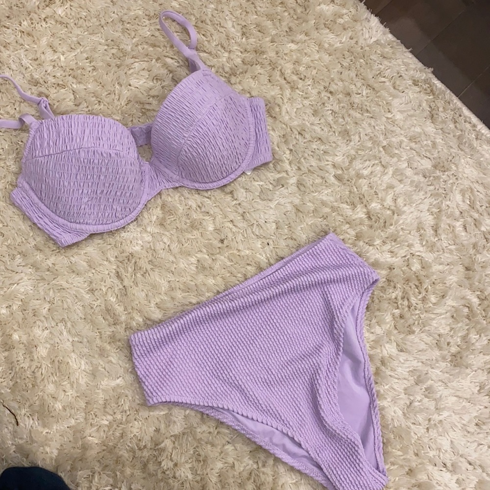 Purple bikini set